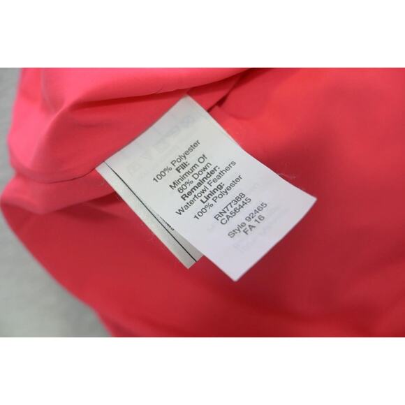 J Crew Puffer Vest Down Waterfowl Pink Full Zip Performance Womens Sz Small - Picture 9 of 9